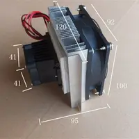 Kit de réfrigération semi-conductrice 12V DIY, boîte isotherme avec thermostat électronique, déshumidificateur, module Peltier et radiateur 5
