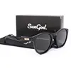 SUNGOD MIRAS Blue Mirror Sunglasses Men's Polarized Lens Glasses Retro Fashion Square Men's Sunglasses Sport S01: with box 2