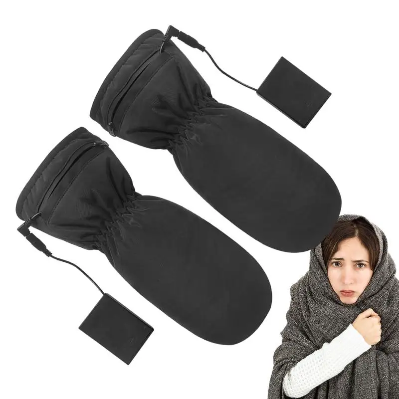 

Перчатки с подогревом для мужчин и женщин, перезаряжаемые перчатки с электрическим подогревом, удобные рабочие перчатки с подогревом, термоперчатки для холодной погоды