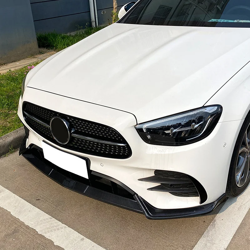 

Передний бампер, спойлер для Mercedes Benz E Class W213 C238 A238 Coupe E260 E300 E350 E450 E220, Сплиттеры, комплект диффузора