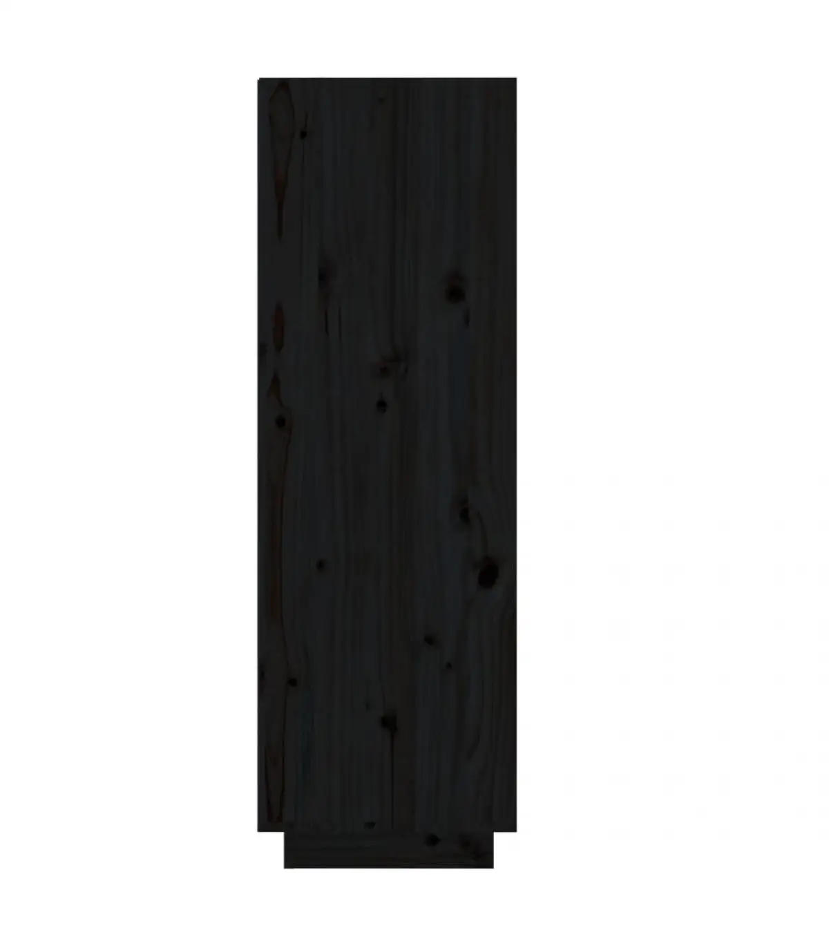 Armario zapatero de madera maciza de pino blanco 34x30x105 cm