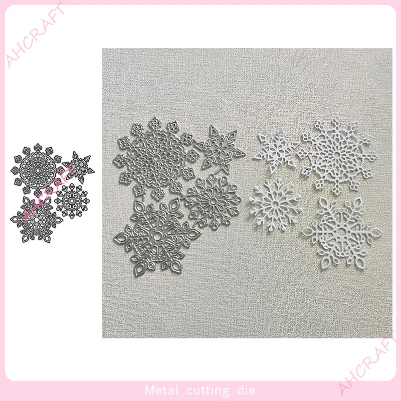 

Snowflake border 2022 New Metal Cutting Dies DIY Dies Scrapbook Hand Embossed Paper Card Craft Dies