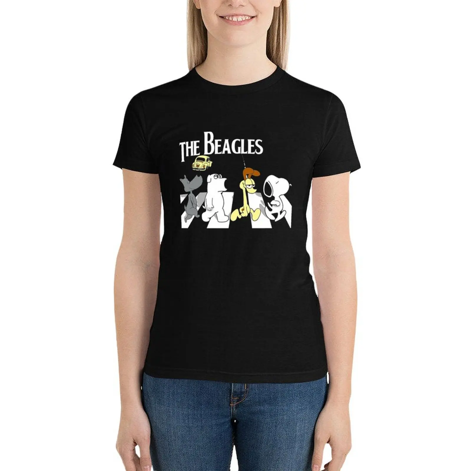 

THE BEAGLES T-Shirt kawaii clothes tops ariat shirts for Women