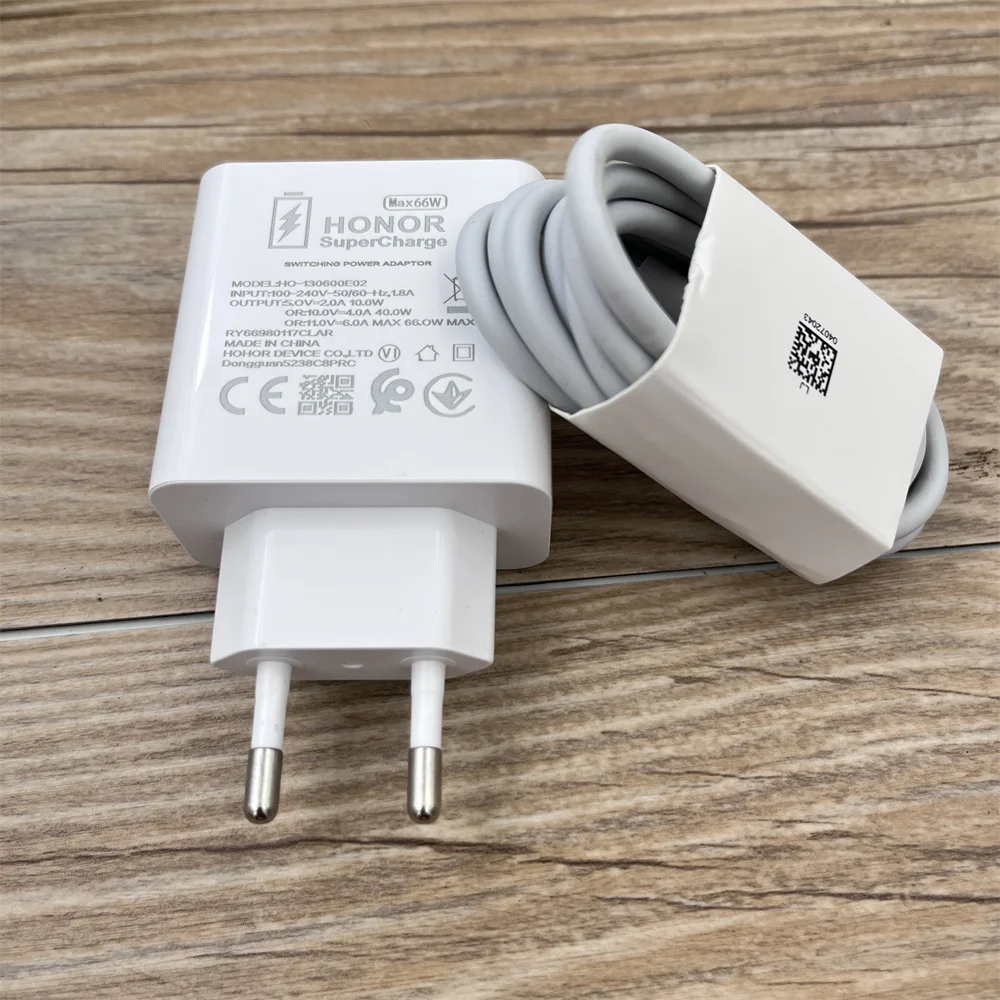 66W EU SuperCharger Honor Magic 7 8 Pro Super Fast Charger Adapter 6A USB Type C Cable For HONOR X5c X6b X7d X9d Pro