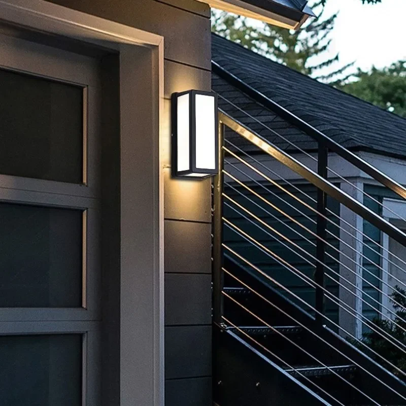 LED outdoor light waterproof IP65 Motion Sensor light led outdoor wall lighting AC85-265V wall lam