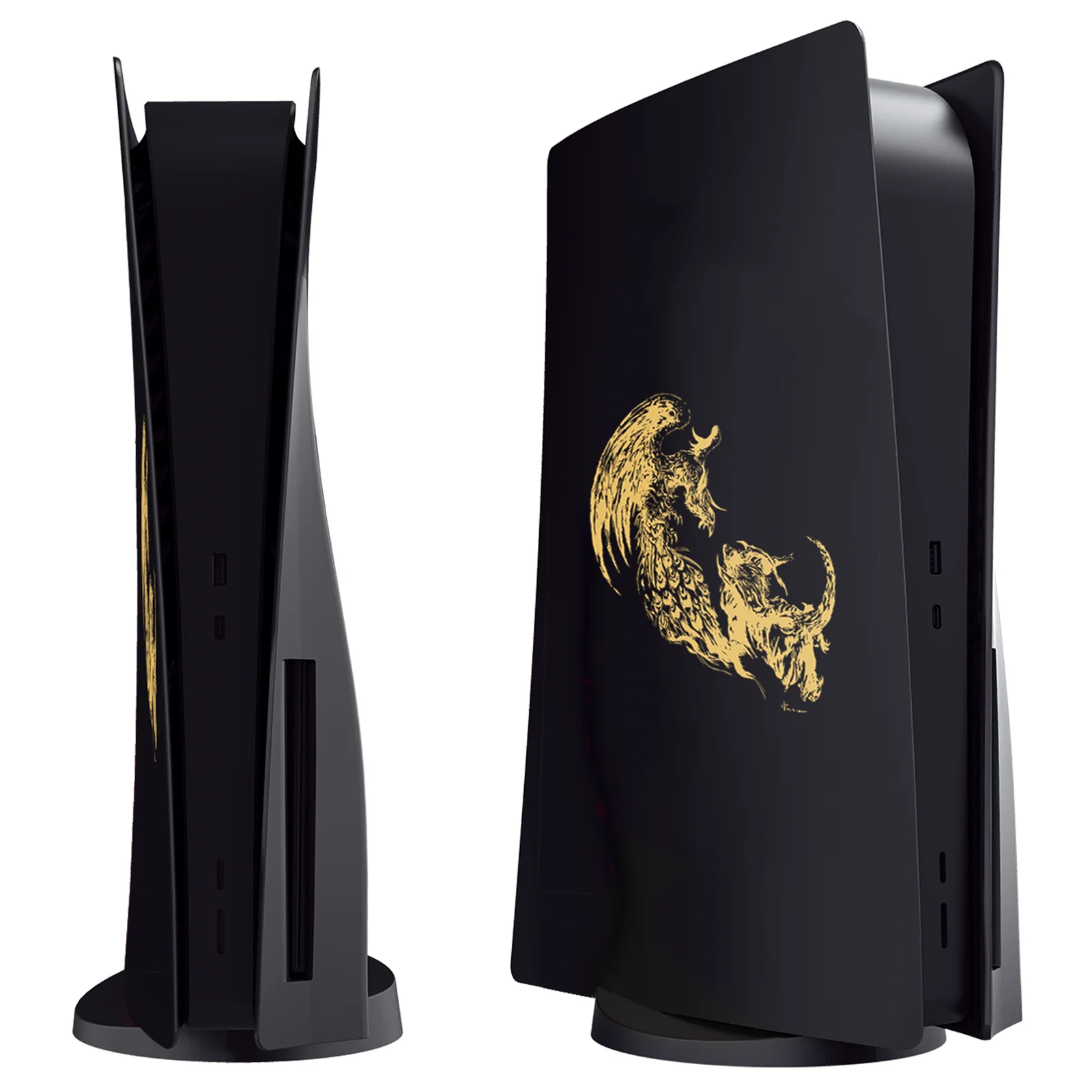 ElitePlay Galaxy Viola PS5 Frontale con Ventole di Raffreddamento Cover Piastre di Ricambio Shell Accessorio per Playstation 5 Disc Edition