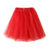 Black White Pleated Skirt Sexy Midi Tulle Skirt High Waist Full Lining Adult Tutu Korean Style Women Jupe Femme Faldas 2
