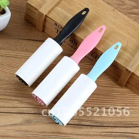 

Fluff Clothes Drum Lint Rollers Mini Torn Off Sucking Sticky Dust Household Cleaning Tools Portable Sticky Carpet Sheets Hair