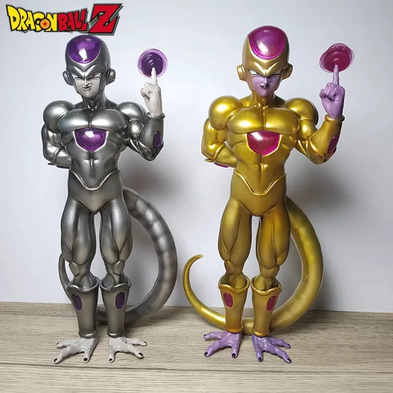 27.5Cm Anime Dragon Ball Super Figure Golden Freezer Figurine Super Black Frieza Pvc Action Style Modello Da Collezione Giocattoli Modello
