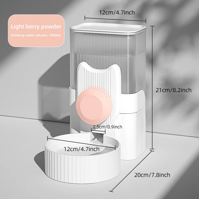 HOOPET Pet Dog Cat Automatic Dispenser Food Water Bottle Cat Bowl Feeding and Drinking Dog Water Pet Feeding Bowl Pet Supplies 6