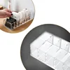 Transparent Acrylic Cosmetics Storage Box Compact Makeup Holder Jewelry Make Up Organizer for Home Plastic Desktop Storage Boxes 1