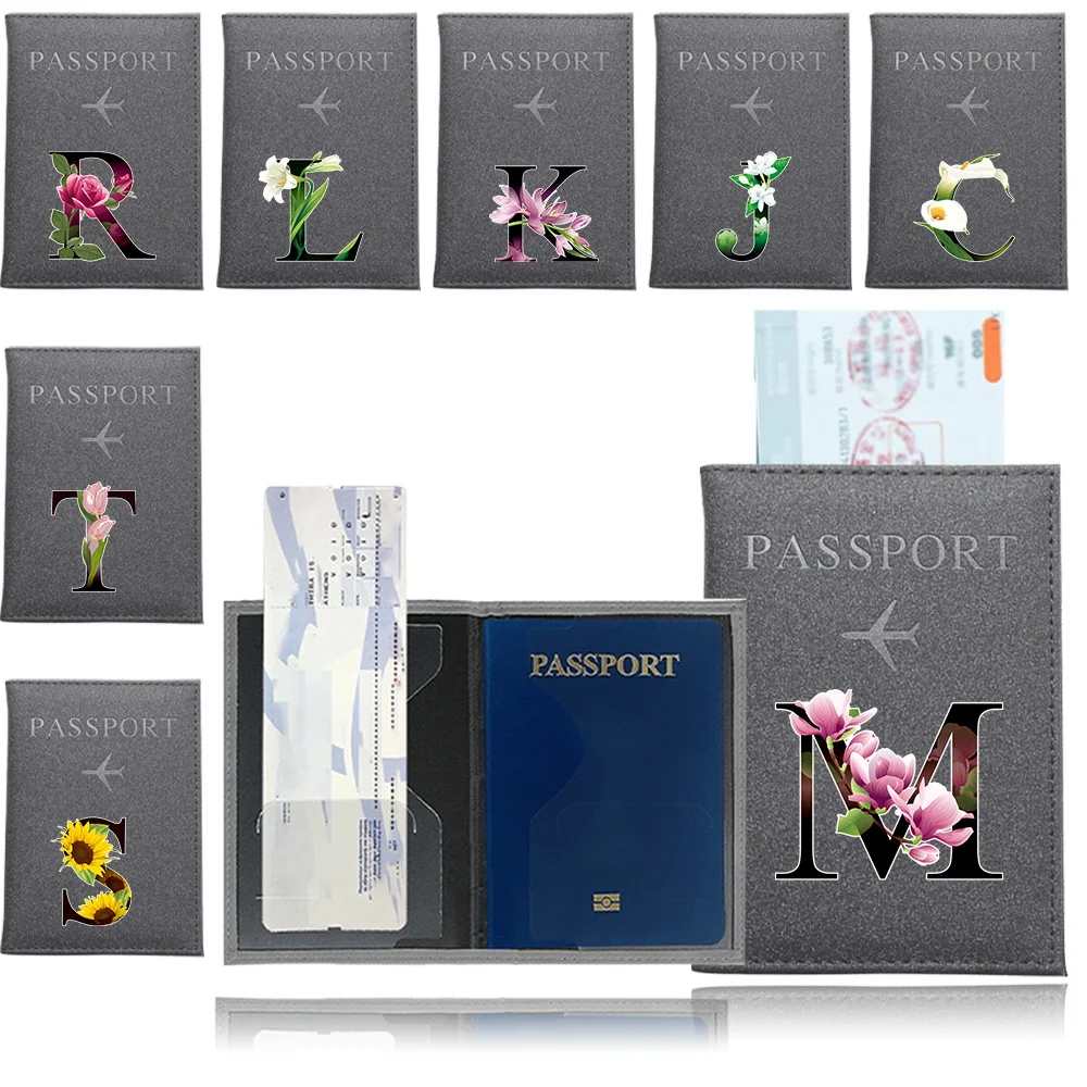 

Passport Holder Travel Wallet Case for Passports Passport Cover UV Printing Flower Color Series Fashion Passport Cover Case
