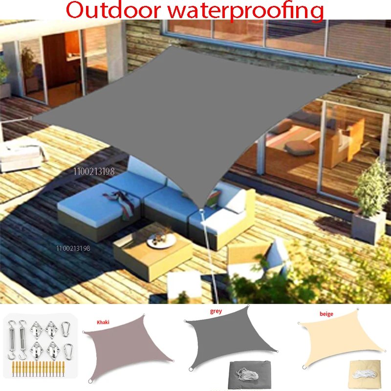 Waterproof sunshades are suitable for gardens, beaches, camping, courtyards, swimming pools, awnings, tents, and sunshades