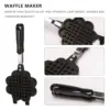 Gas-Type Household Love Waffle Mold Baking Mold Household Non-Stick Cake Pan DIY Waffle Maker 5