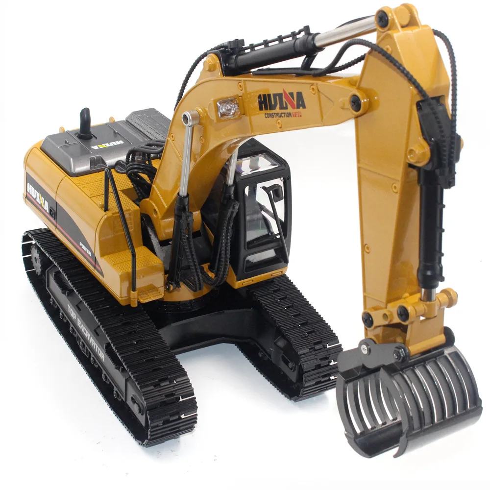 Huina Large Twenty-Three Channel Full Metal Excavator Sound And Light Electric Remote Control Engineering Vehicle Model 3