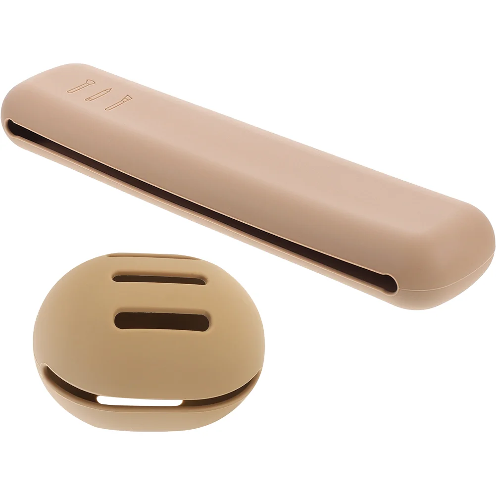 

Silicone Makeup Brush Holder Portable Beauty Egg Box Powder Puff Container Bathroom Free Silicone Makeup Sponge Holder