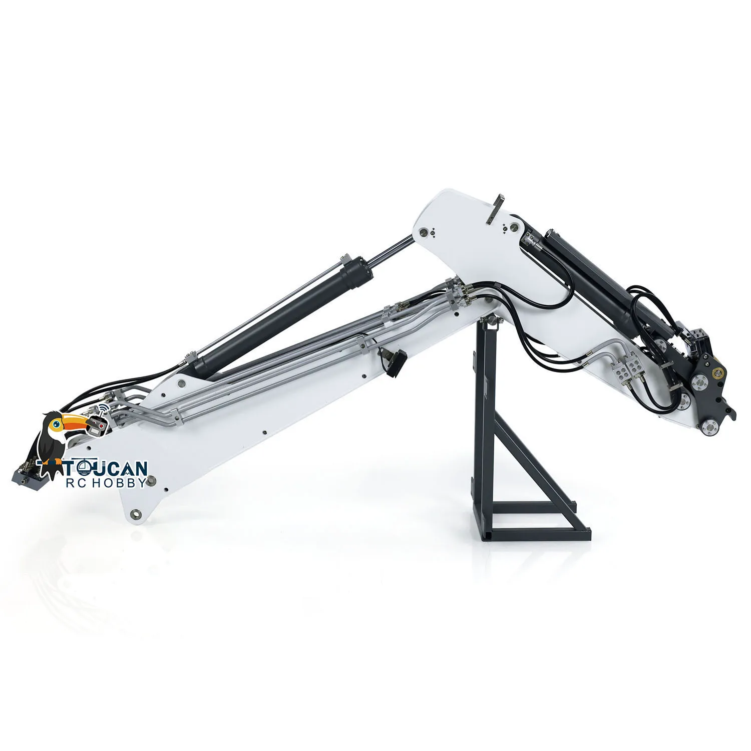 S97eb6abeee1c42b387fd687700404accO 1/14 koparki hydrauliczne RC K970-300 maszyna do rozbiórki z wymiennym 2-ramiennym zdalnie sterowanym dźwiękiem TOUCAN