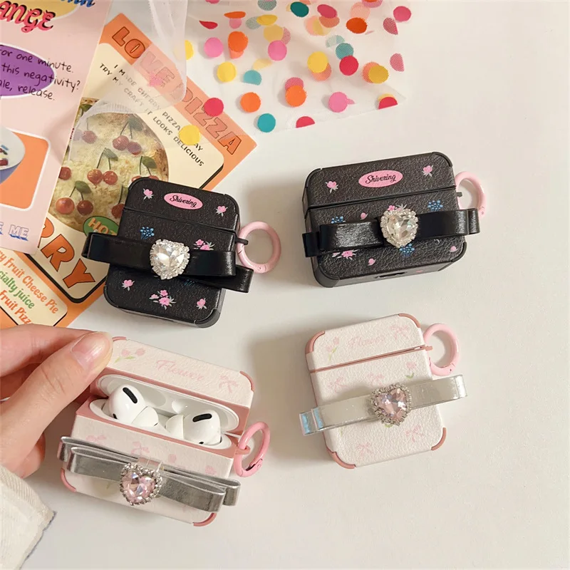 

Fresh Lovely Flowers Case for AirPods Pro2 Airpod Pro 1 2 3 Bluetooth Earbuds Charging Box Protective Earphone Case Cover