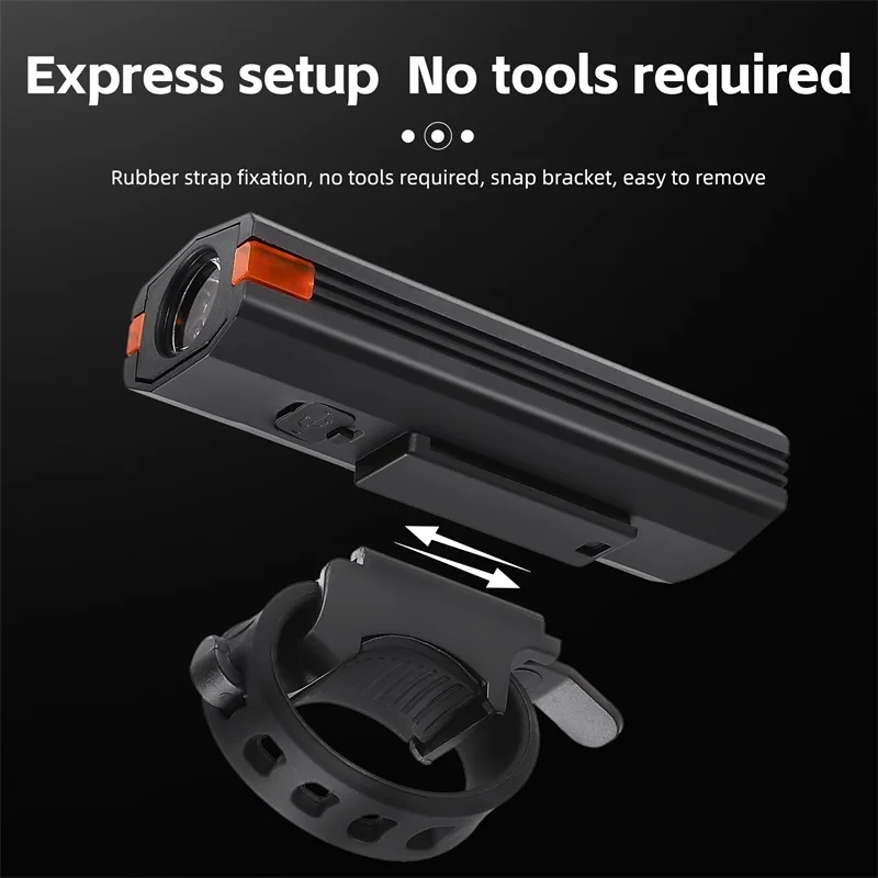 WEST BIKING Bicycle Light 1500mAh Road Bike Front Headlight Lamp Flashlight LED Cycling Safety Lighting MTB Bike Accessories