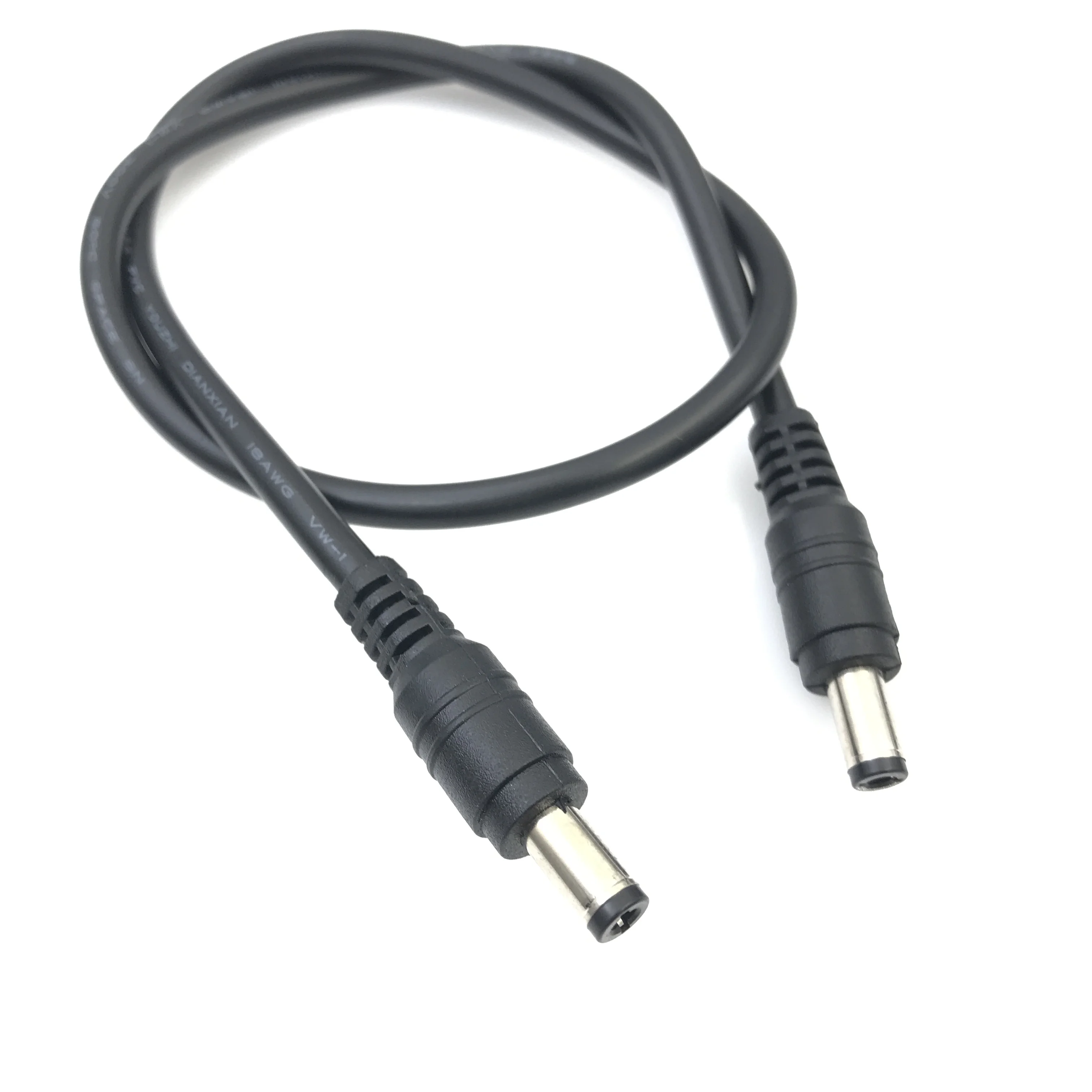 DC Power 5.5x2.5mm Male To 5.5x2.5mm Male Plug 18AWG Extension Connector Cable Cord 50cm/1m/2m