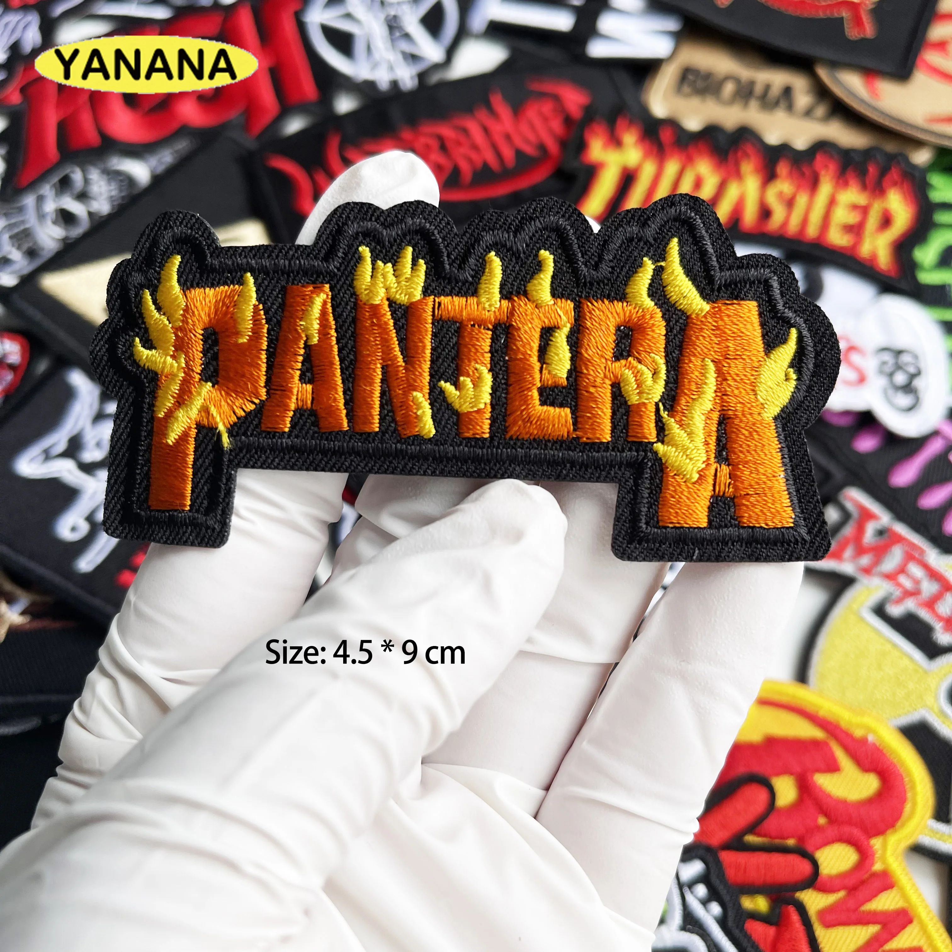 Punk Rock Band Eisen auf Patch für Kleidung Stickerei Abzeichen Heavy Metal Kleidung Aufkleber Nähen Jacke Jeans Applikationen – Detail 14