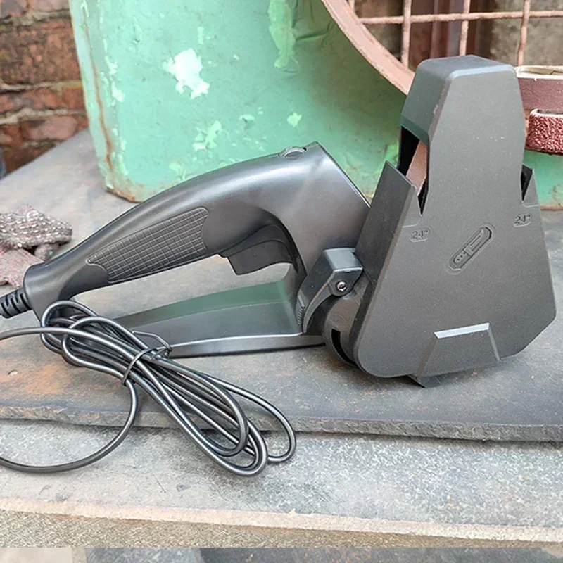 

Professional Electric Knife Sharpener Grinder Sand Belts Kitchen Sharpening Machine Honing System Carpenter Tools Set EU PLUG