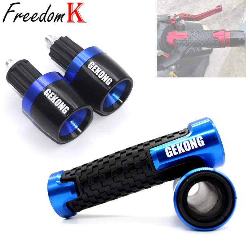 

For GSX-8S GSX8S GSX 8S 2023 7/8 ''22MM CNC Motorfiets Handle Bar Grips Stuur Grip Eindigt Cap Plug