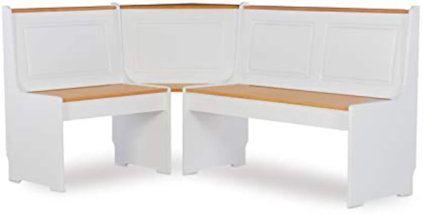 Ardmore Kitchen Nook Set, White 4