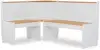 Ardmore Kitchen Nook Set, White 4