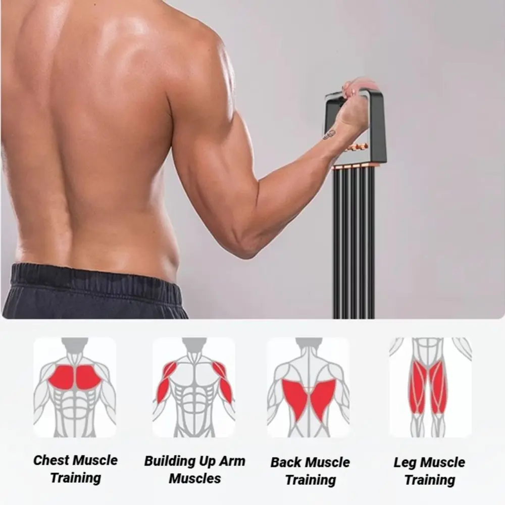 조절 가능한 고무 가슴 확장기 분리형 스프링 경량 스프링 운동기구 다기능 근력..