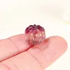 10 Pcs/lot Natural Fluorite Carved Pumpkin Shape Bead Random Color Crystal Spacer Bead For Jewelry Making Christmas Accessory 3