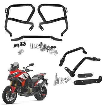 Accessori moto Highway Engine Guard Paraurti Crash Bar Protector Per DUCATI Multistrada V4 V4S 2020 2021 2022 2023 2024