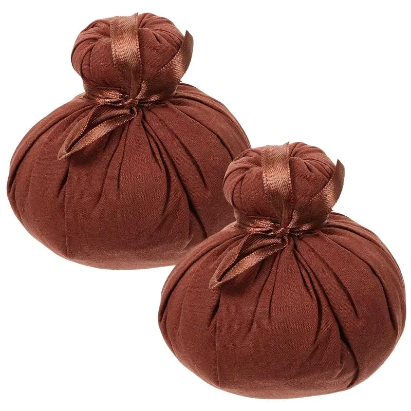 2Pcs Heat Warming Pouches Chinese Herbal Bags Compress Ball Massage Ball Massage Herbal Compress Compression Warming Bag