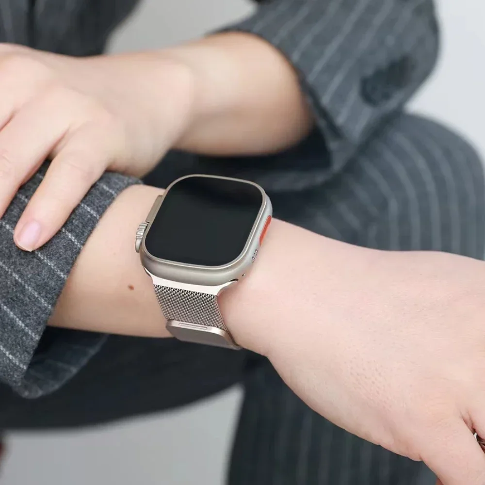 Magnetic Milanese Metal Watch Band Bracelet