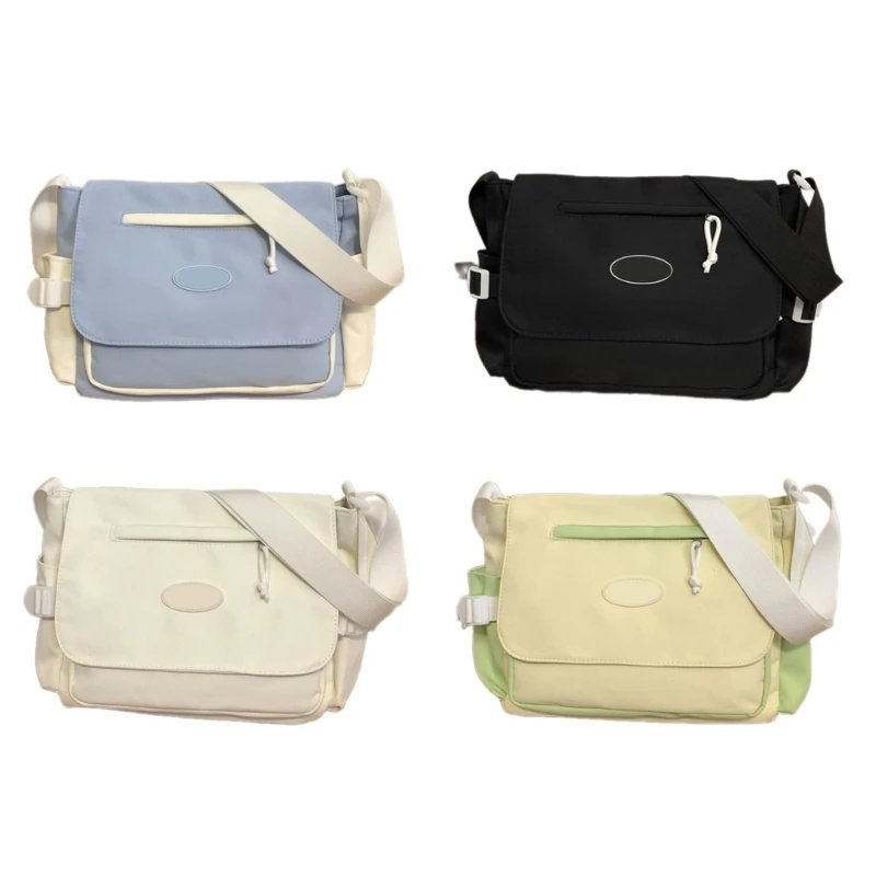 

Nylon Crossbody Shoulder Bag Travel Bag Fashion Casual School Bag Large Capacity