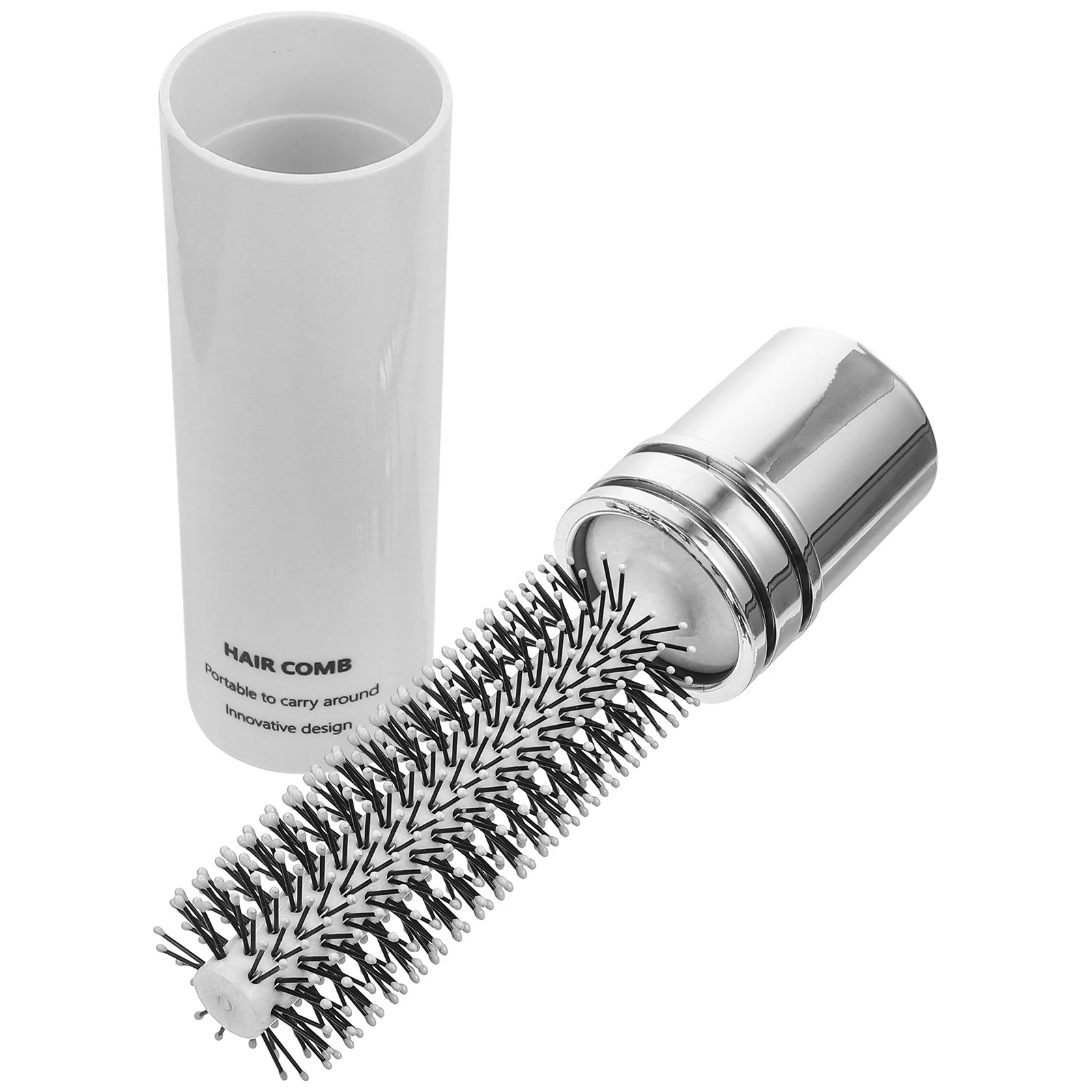 

Comb Portable Curling Hair Blow Drying Brush Roller for White Small Round Short Toddler