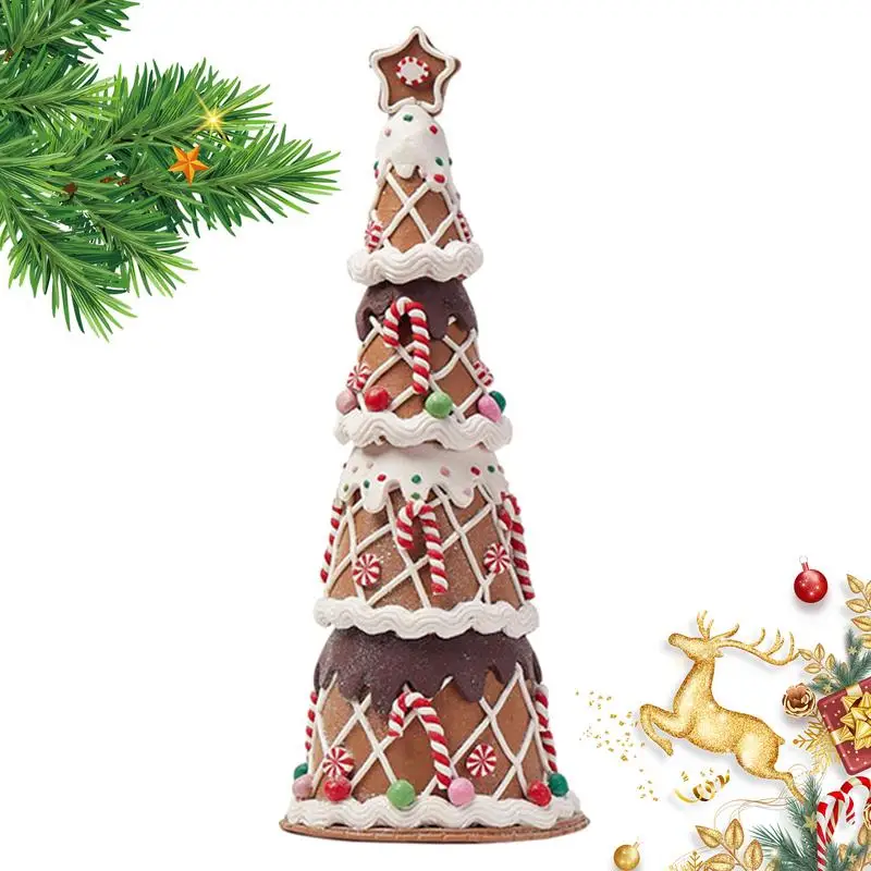

Desktop Christmas Tree Cute Xmas Candy Canes lollipop Christmas Tree Balls Ornament Home Christmas Decoration Navidad Ornaments