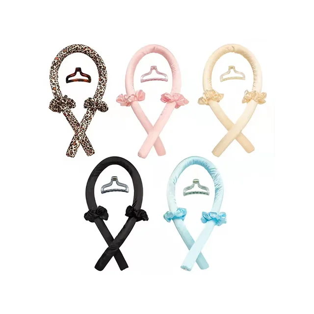 Boucles de cheveux sans chaleur pour femmes, bande de sauna, rend les cheveux doux et brillants, bigoudi, outils de coiffure, accessoires, le plus récent 1