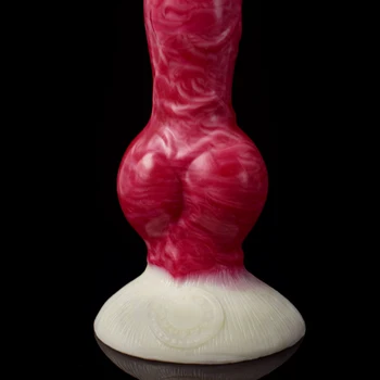 Realistic Wolf Cock Silicone 5.8cm Big Knot Anal Orgasm For Male Sex Toy With Suction Cup Dog Squirting Dildo Flirt Sex Shop 5