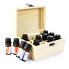 Wooden Storage Box 12/25 Grids Solid Wood Essential Oil Bottle Storage Case Essential Oil Packing Box Perfume Bottle Organizer 3