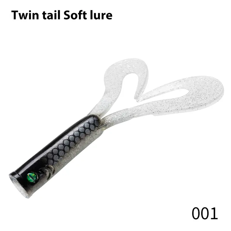 Hunthouse Twin Tail Trailer Soft Fishing Lure Silicone Spinning 145/175mm 21.7/36.7g PVC For Pike Barsch Zander Fish Accessories - Image 15