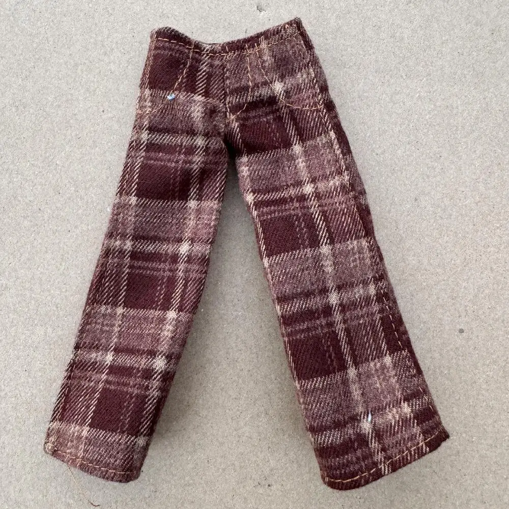 Handmade Vintage Hip-Pop Doll Trousers - DIY Accessory