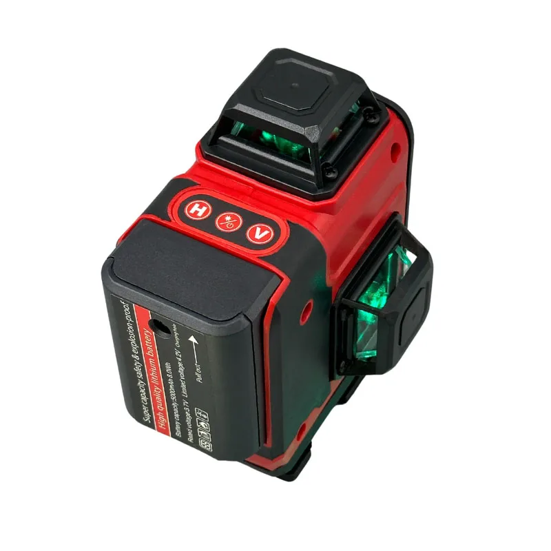 Milwaukee16 Lines 4D Laser Level Auto Self-Leveling Horizontal And Vertical Cross Line Laser Level Rechargeable battery tool 5