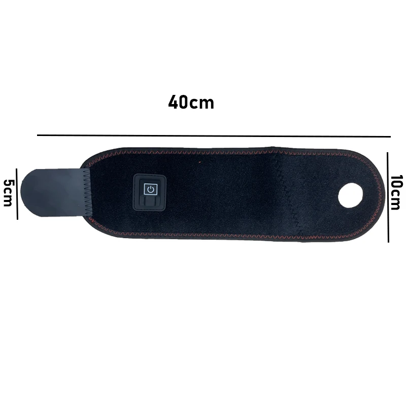 Electric Heated Gloves Wrist 3 Level Temperature Wrist Warmer Heating Joint Brace Half Finger Glove Support Wristbands Men Women