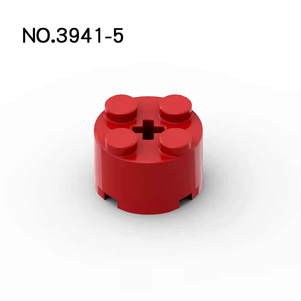 20 Stücke MOC Teile 3941 6143 Ziegel Runde 2x2 mit Achsloch Kompatible Ziegel DIY Montage Bausteine Partikel Kind Spielzeug Geschenk – Detail 6