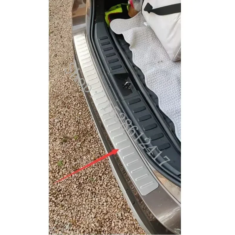 Car Accessories For BMW X1 E84 2009 2010 2011~2015 Stainless steel Rear Bumper Protector Sill Trunk Rear guard Tread Plate Trim