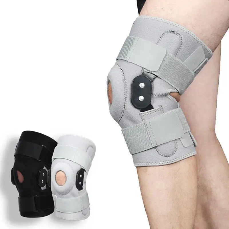 1PC Knee Brace with Dual Metal Side Stabilizers Knee Pad Support