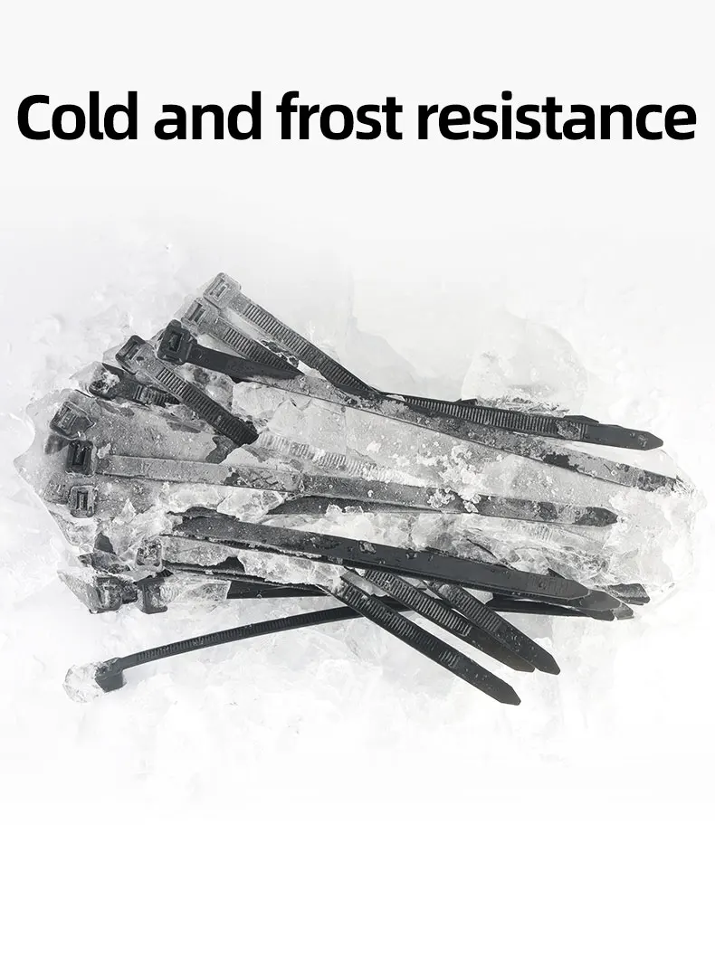 500/200/100Pcs Plastic Nylon Cable Ties Self-locking 1.9/2.7mm Cord Straps Adjustable Fastening Loop Home Office Wire Zip Garden - Image 4