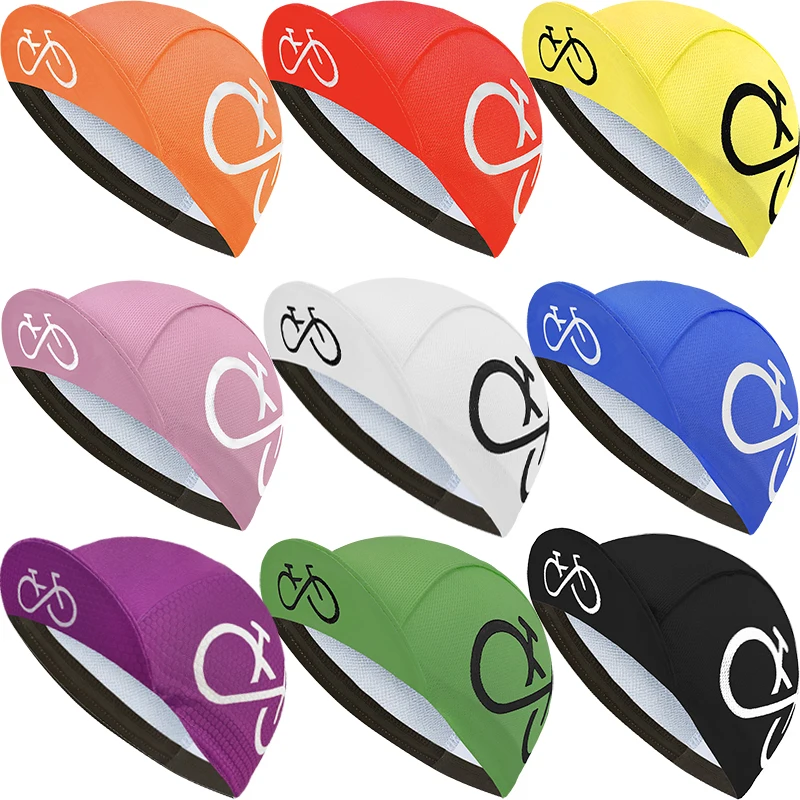 Cycling Caps Summer Polyester Sweat Absorbing Unisex Cycling Cap Boutique cycling caps cycling hat cycling hats