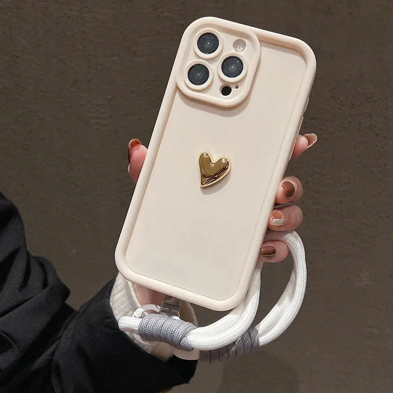 ตัวเลือกสินค้า เคสโทรศัพท์แฟชั่นเกาหลี 3D ลายน่ารัก พร้อมสายคล้องมือ